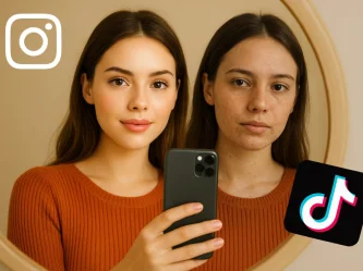 Estética y redes sociales: Filtros de TikTok, tendencias y su impacto en la vida real